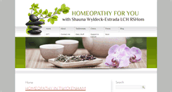 Desktop Screenshot of kingstonhomeopathy.co.uk